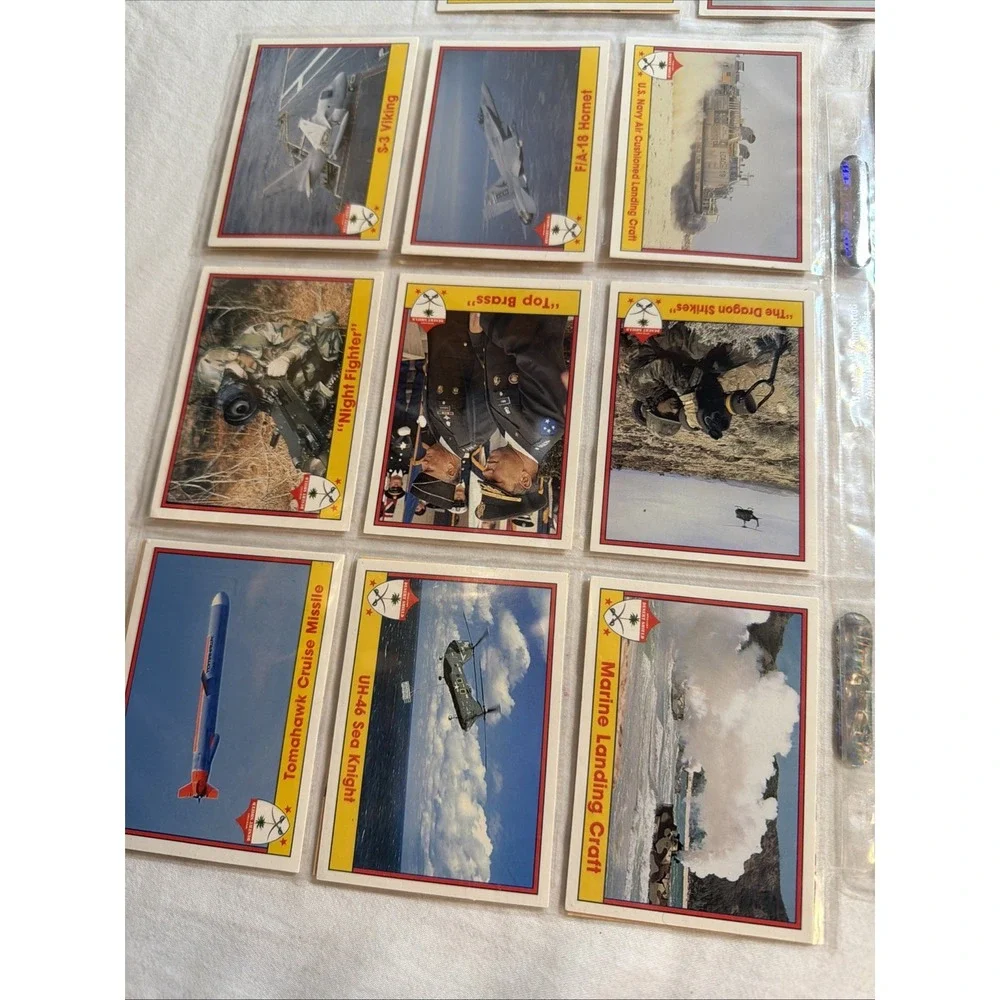 Lot Of 31 Desert Shield Trading Cards